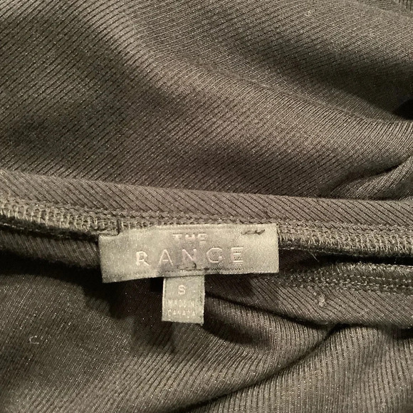 The Range Black Ribbed Mini Dress Sz-S - Picture 6 of 8